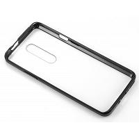 TPU Case for OnePlus 7 Pro, Clear / Black