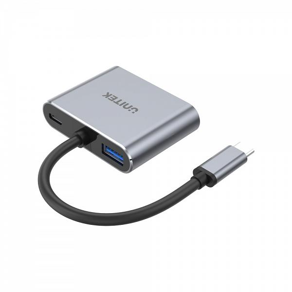 Unitek USB Type-C Multi-Port Hub 1xHDMI2.0 + VGA + 1xUSB + Power Delivery 3