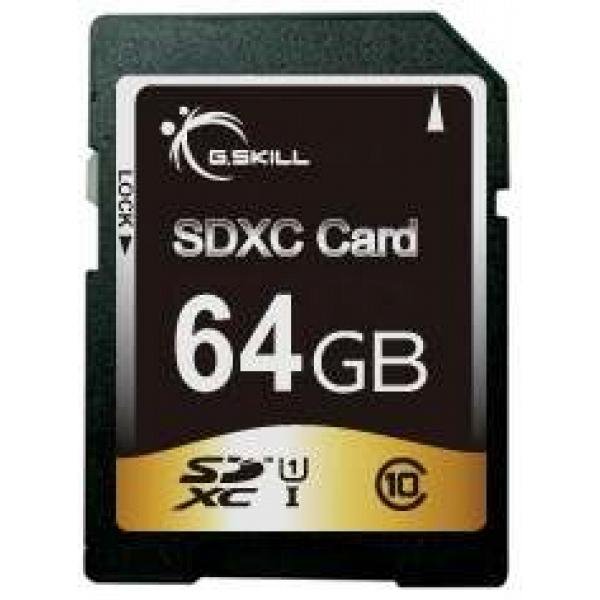   G.Skill SDXC UHS-I Class 10 64GB 3