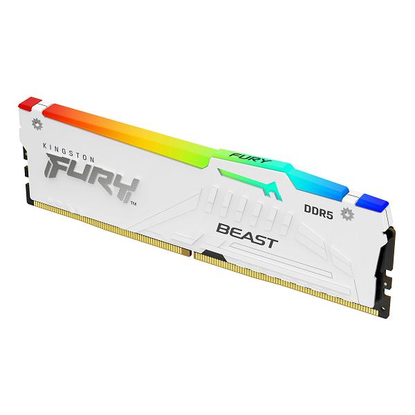  Kingston Fury White RGB DDR5 1x32GB 6000MHz CL30